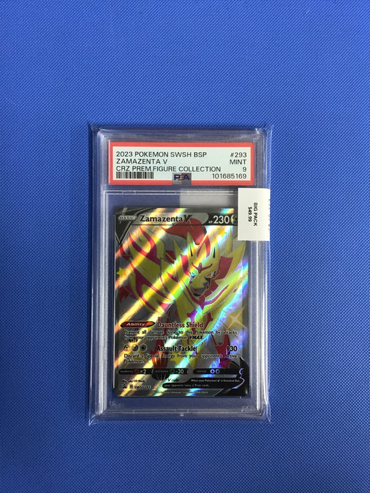 ZAMAZENTA V · #293 · POKEMON SWSH BLACK STAR PROMO · PSA 9 — PSA 9 — 32ce8db5-db2f-4828-a211-f26fe0945968