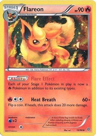 Flareon - 13/98 (Cosmos Holo) — Near Mint (NM) — 368746e7-8487-47af-9851-154205b0ba88