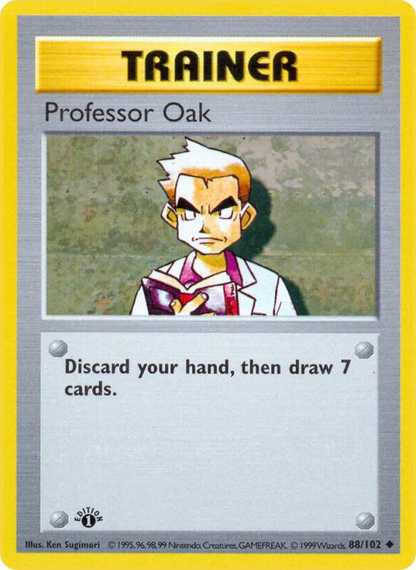 Professor Oak — Heavily Played (HP) — 979edd11-83e1-4dea-9609-003d9e68571e