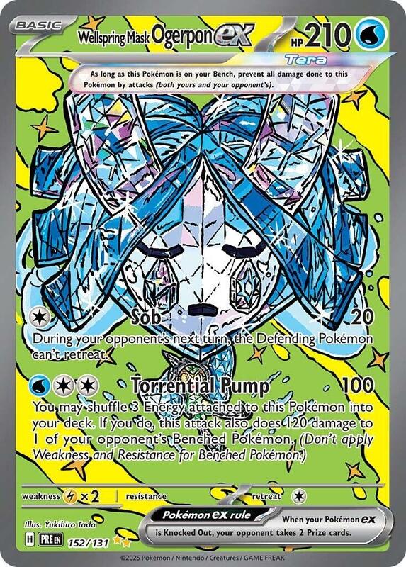 Wellspring Mask Ogerpon ex - 152/131 — Near Mint (NM) — d773ffc8-e84c-41f5-8a20-811ca2ddb6c7