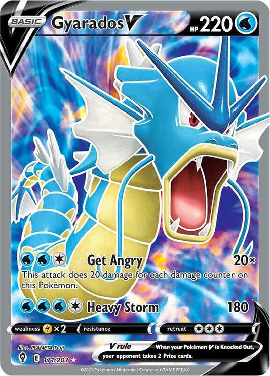 Gyarados V (Full Art) — Near Mint (NM) — ecfed92a-4140-449b-8b96-361cf494a6f9
