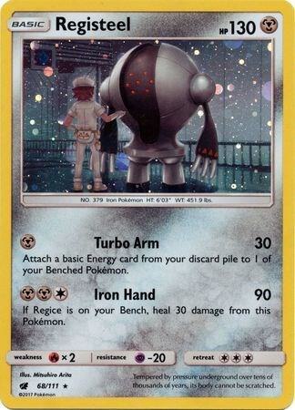 Registeel - 68/111 (Cosmos Holo) — Lightly Played (LP) — 9c43d4bb-af61-43a1-ae42-396bfef8e00d