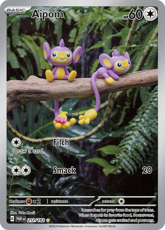 Aipom - 211/182 — Moderately Played (MP) — dd1170fb-1ce4-486e-97b5-5d3ff2cb0dcb