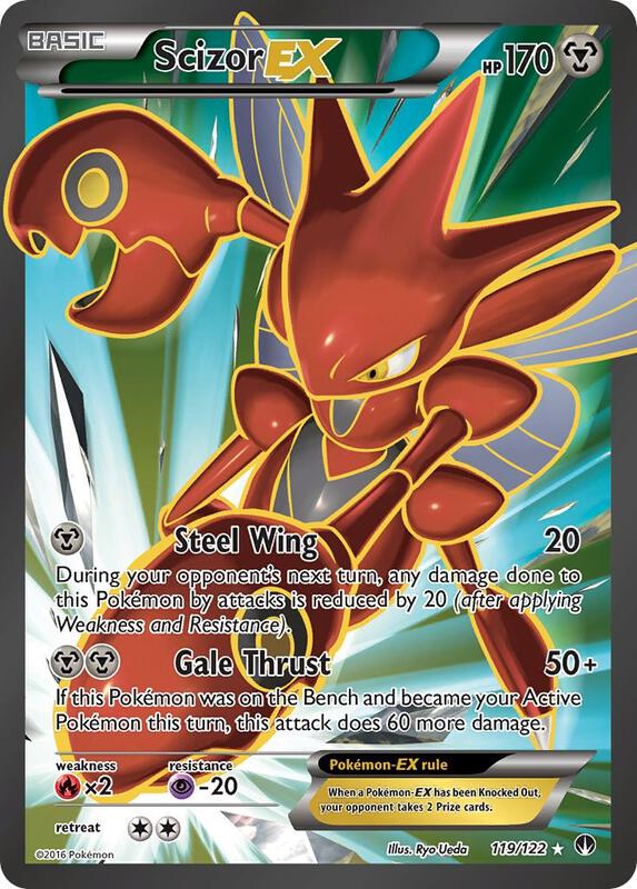 Scizor EX (Full Art) — Lightly Played (LP) — 25598451-224a-47e4-864c-2f264aeb568a