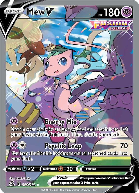 Mew V (Alternate Full Art) — Near Mint (NM) — 3a069137-3f09-48ac-b329-8aa2fc62d278