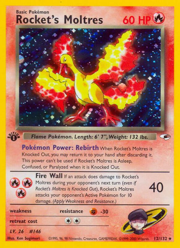 Rocket's Moltres — Damaged (DMG) — b3e8a0bf-076e-4d63-b6dd-10b3d55ac0db