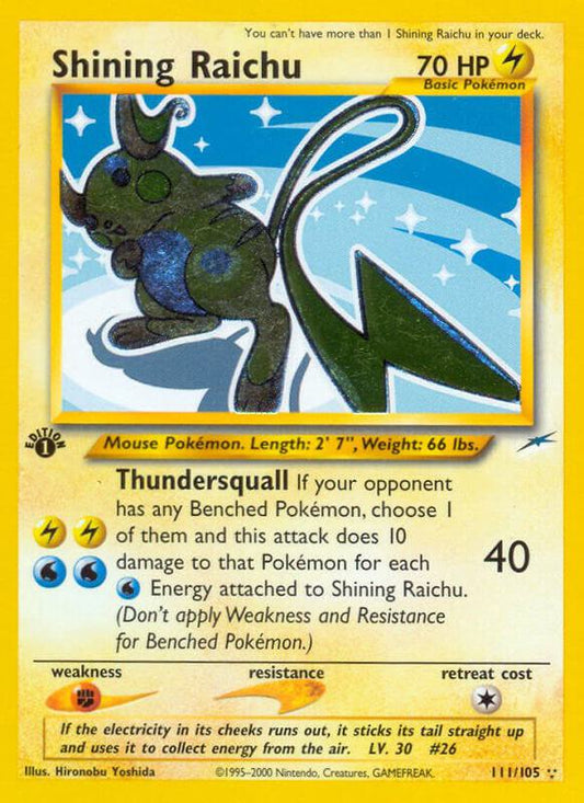 Shining Raichu — Moderately Played (MP) — 4bdc0a12-5c07-4898-b0bb-1912cdecbdd0