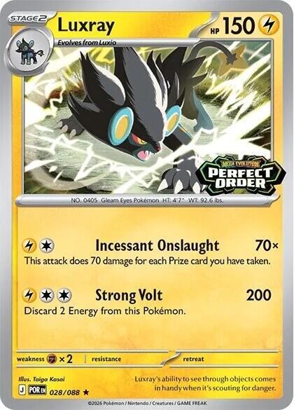 Luxray (Perfect Order Stamped) — Near Mint (NM) — 818add5f-1f29-488e-b894-490dd9c9691d