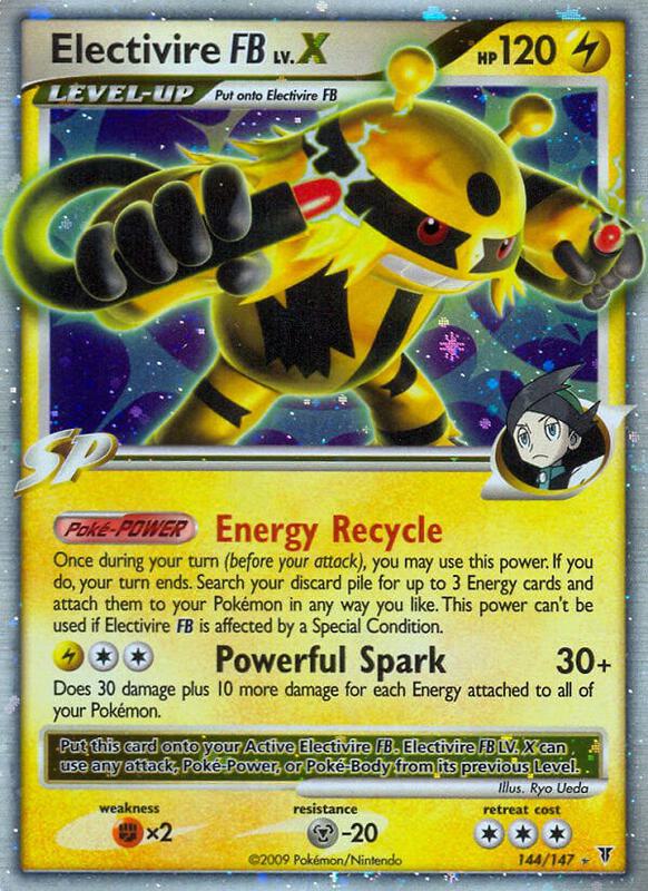 Electivire FB Lv.X — Heavily Played (HP) — 979edd11-83e1-4dea-9609-003d9e68571e