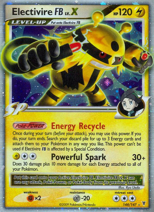 Electivire FB Lv.X — Heavily Played (HP) — 979edd11-83e1-4dea-9609-003d9e68571e
