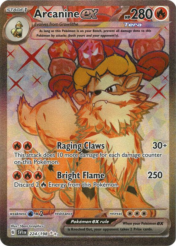 Arcanine ex - 224/198 — Near Mint (NM) — 870f9187-ddae-4e44-b994-cacd24cd338f