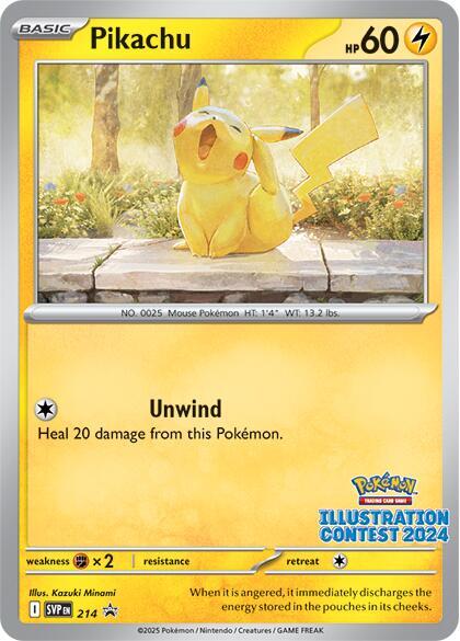 Pikachu - 214 (Illustration Contest 2024) — Near Mint (NM) — c2f80800-2660-476e-aaf4-73d86f6facee