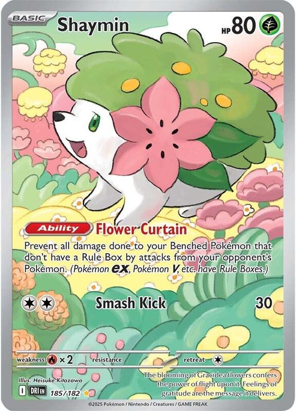 Shaymin - 185/182 — Near Mint (NM) — 894602df-d251-4b1f-a051-15488681d5d0
