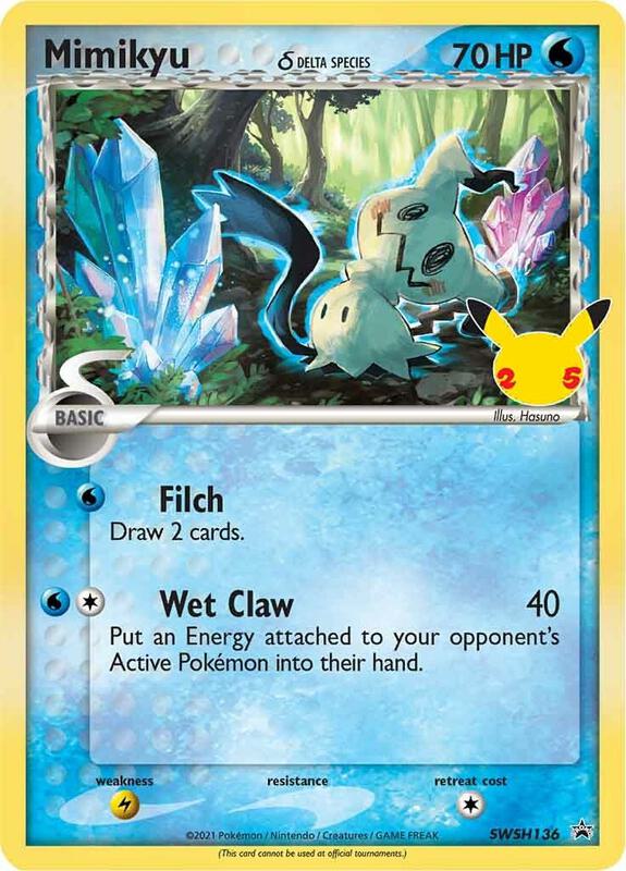 Mimikyu (Delta Species) - SWSH136 — Near Mint (NM) — 50a20912-6673-41d6-b695-e386dd174b7e