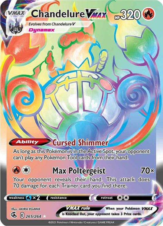 Chandelure VMAX (Secret) — Near Mint (NM) — 27d49425-a372-46a7-ac5a-1b0f6e86711c