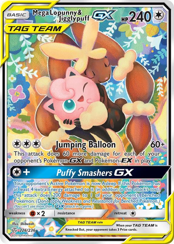 Mega Lopunny & Jigglypuff GX (Alternate Full Art) — Near Mint (NM) — 28ac2301-5e1b-4f45-8f77-5afcdaab15df
