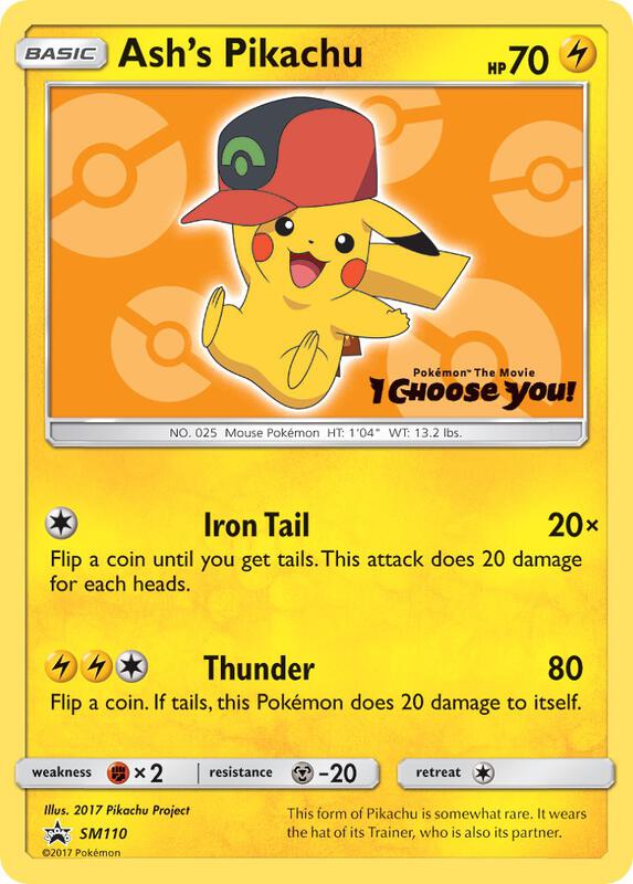 Ash's Pikachu - SM110 — Near Mint (NM) — bf325055-b4a6-42b8-82ae-58cc523846e4