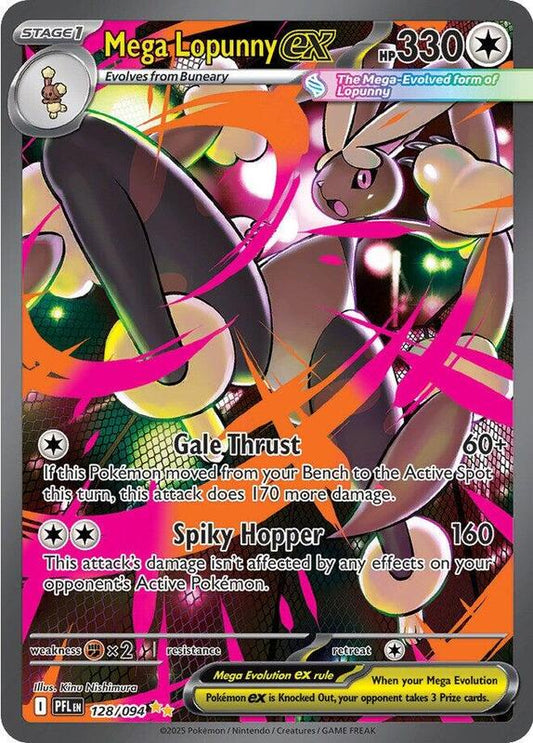 Mega Lopunny ex - 128/094 — Near Mint (NM) — 395a8c20-deb9-4755-a42a-9c38b0610084