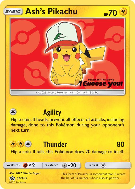Ash's Pikachu - SM109 — Lightly Played (LP) — bf325055-b4a6-42b8-82ae-58cc523846e4