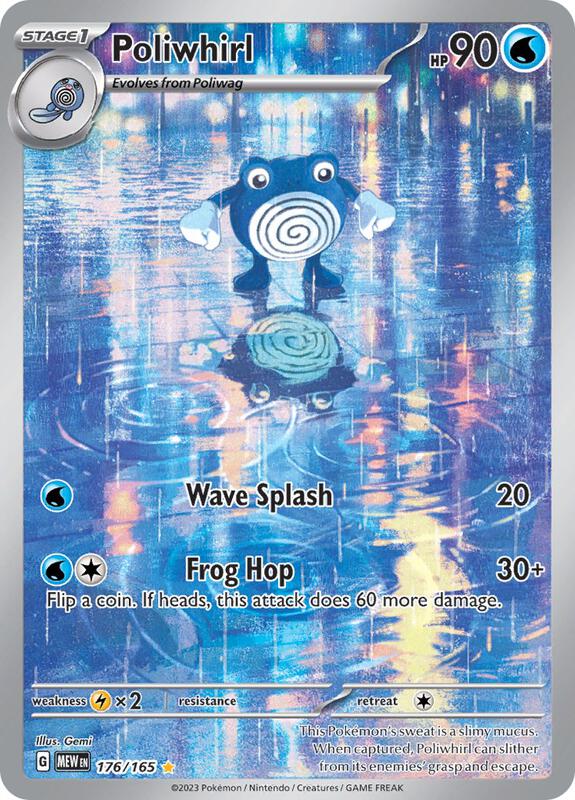 Poliwhirl - 176/165 — Near Mint (NM) — dd8225b1-3577-465e-92b0-a863056e084b