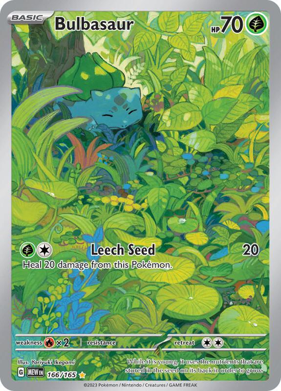 Bulbasaur - 166/165 — Near Mint (NM) — 45ccb12d-ace3-4d00-80fd-6046f5c294f1