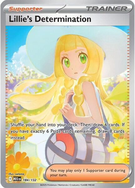 Lillie's Determination - 184/132 — Near Mint (NM) — 53f077d4-3a55-427c-807e-f919dba2c1c1