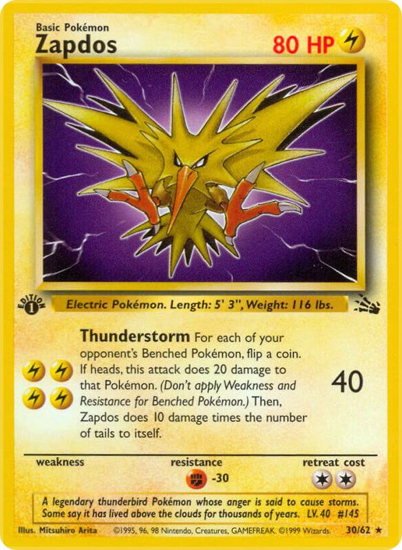 Zapdos (30) — Moderately Played (MP) — 24311ef4-7644-43da-8450-9d0429d74f57
