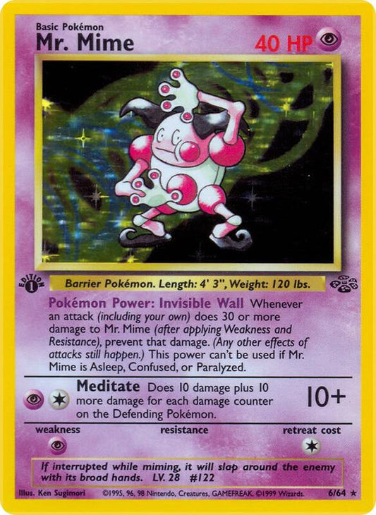 Mr. Mime (6) — Heavily Played (HP) — 2d74a7e2-9340-4e6c-98dc-afbdff0d93ac