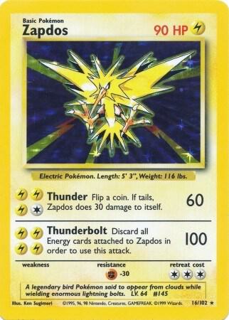 Zapdos — Heavily Played (HP) — c7f0ac37-7c71-4312-8f94-a7f5b3288dbc