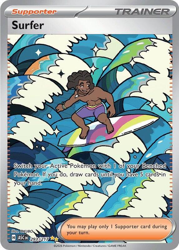 Surfer - 293/217 — Near Mint (NM) — 50a20912-6673-41d6-b695-e386dd174b7e
