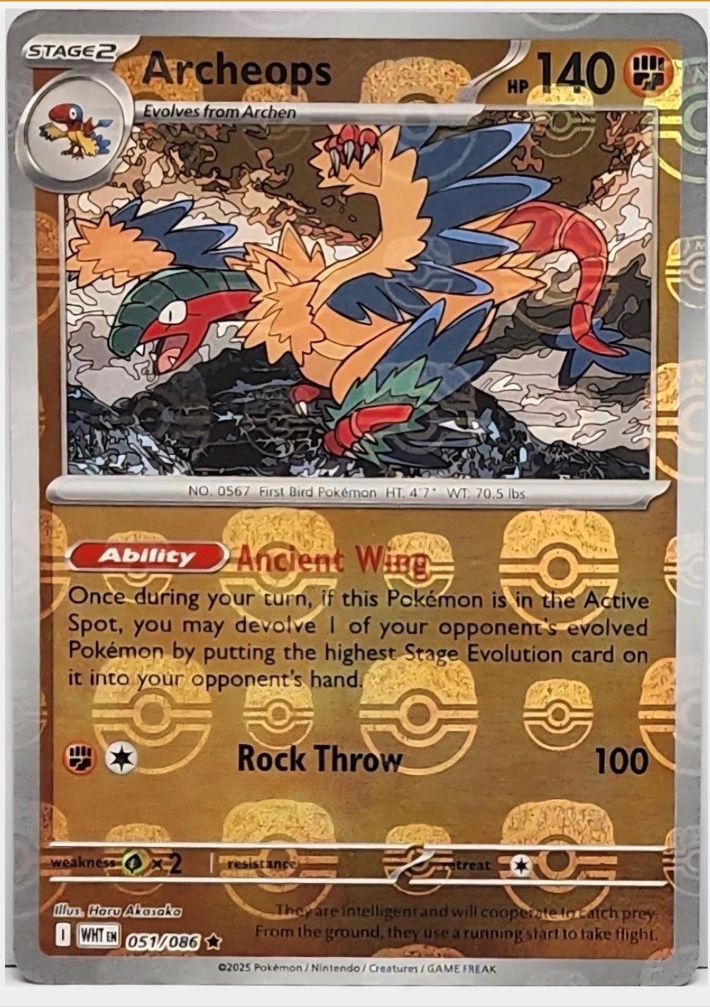 Archeops (Master Ball Pattern) — Near Mint (NM) — 641bec21-a455-4abf-9d09-d915354dd237