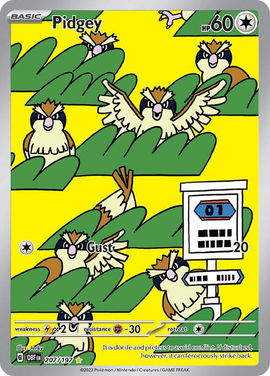 Pidgey - 207/197 — Near Mint (NM) — f20d1f73-755c-48ff-b59d-af9fd4f2e38f