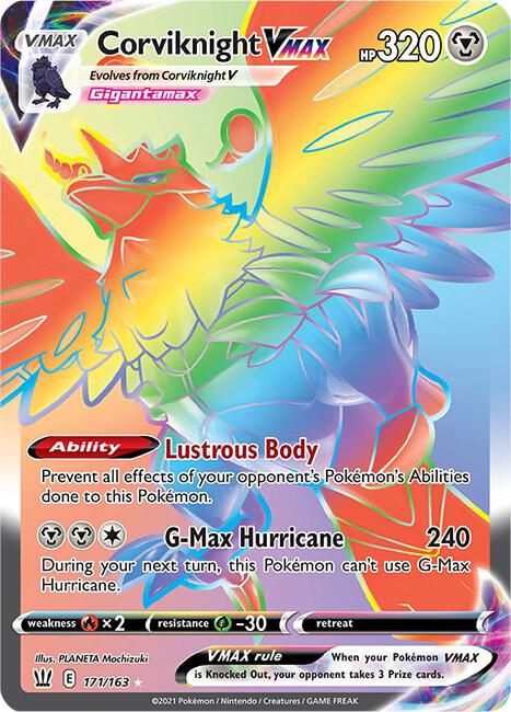 Corviknight VMAX (Secret) — Near Mint (NM) — f20d1f73-755c-48ff-b59d-af9fd4f2e38f