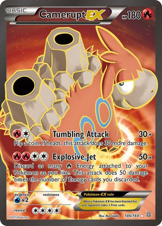 Camerupt EX (146 Full Art) — Lightly Played (LP) — b35c1c3b-b7b3-4a6c-a492-cfc32351275b