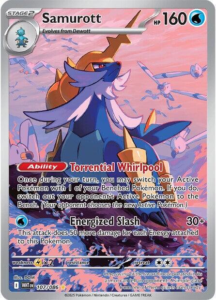 Samurott - 107/086 — Near Mint (NM) — ca8638f1-f6cc-4cda-a0fe-ebad544dbfe2