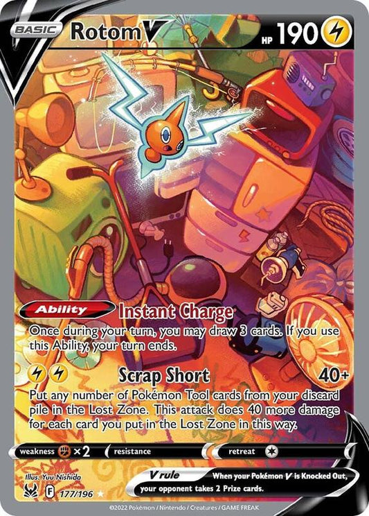 Rotom V (Alternate Full Art) — Near Mint (NM) — bbd4d770-e905-4338-87da-ade14375d769