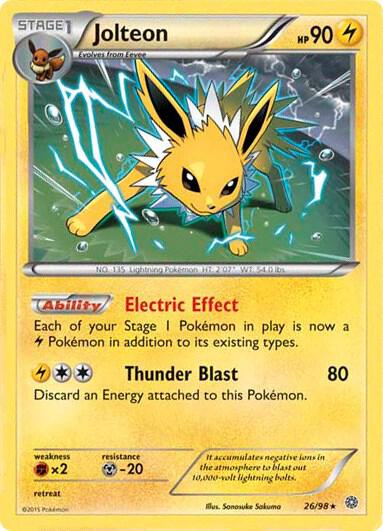 Jolteon - 26/98 (Cosmos Holo) — Near Mint (NM) — 368746e7-8487-47af-9851-154205b0ba88