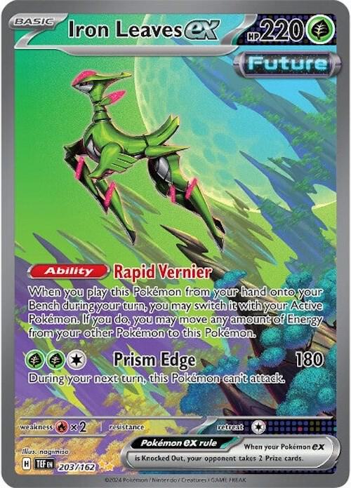 Iron Leaves ex - 203/162 — Near Mint (NM) — b35c1c3b-b7b3-4a6c-a492-cfc32351275b