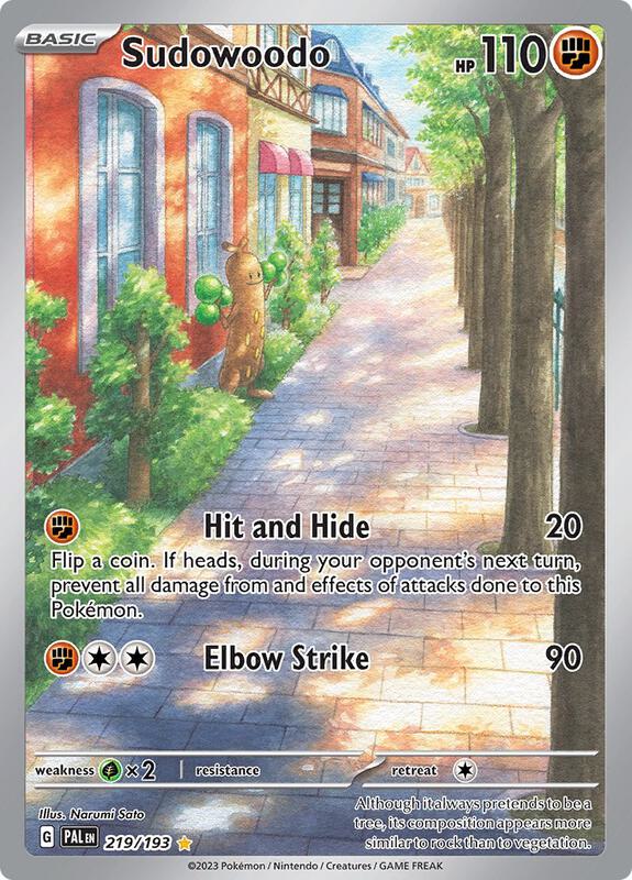 Sudowoodo - 219/193 — Near Mint (NM) — 50a20912-6673-41d6-b695-e386dd174b7e