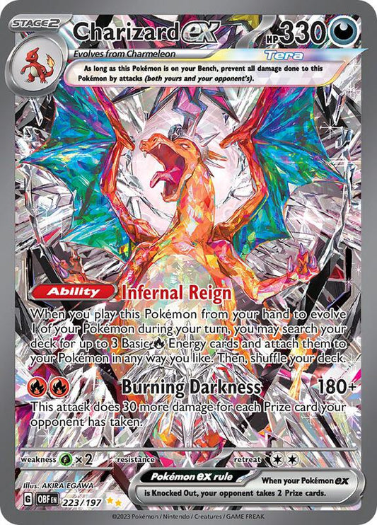 Charizard ex - 223/197 — Near Mint (NM) — adbc88a2-6e25-4d47-9913-e62597825d08
