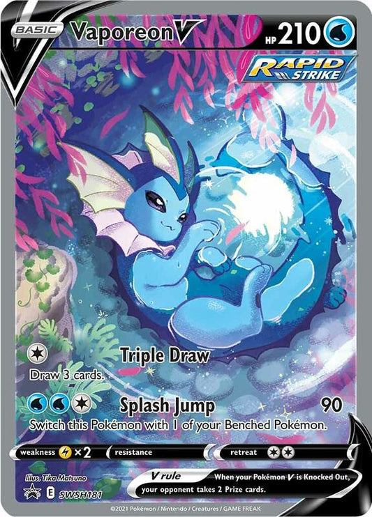 Vaporeon V - SWSH181 — Lightly Played (LP) — 98a47be8-6f01-40da-a049-93a71d13b88d