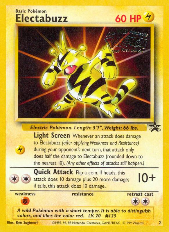 Electabuzz (Movie Promo) — NM (sealed) — 979edd11-83e1-4dea-9609-003d9e68571e
