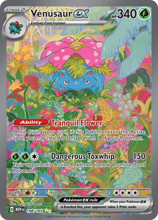 Venusaur ex - 198/165 — Near Mint (NM) — 4080064d-41de-4040-8964-5ae4d1b385e4