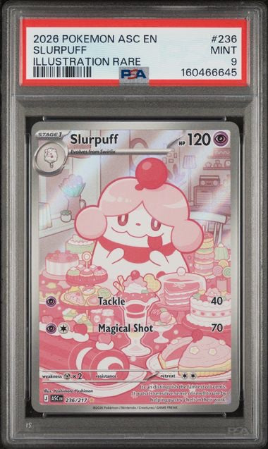 SLURPUFF · #236 · POKEMON ASC EN-ASCENDED HEROES · PSA 9 — PSA 9 — 9de14e06-0e84-48ac-80e5-83e4ba6d1f2f