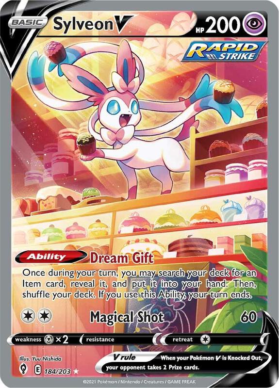 Sylveon V (Alternate Full Art) — Near Mint (NM) — 1740849c-1eaf-4f81-9386-a4b89fa6f623