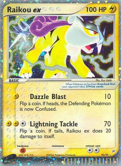 Raikou ex — Lightly Played (LP) — a8957ec3-6300-4d9a-90ac-74c6ea79da3b